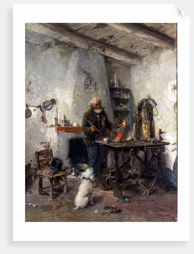 Figurine Maker (Il figurinaio), 1888 by Anonymous