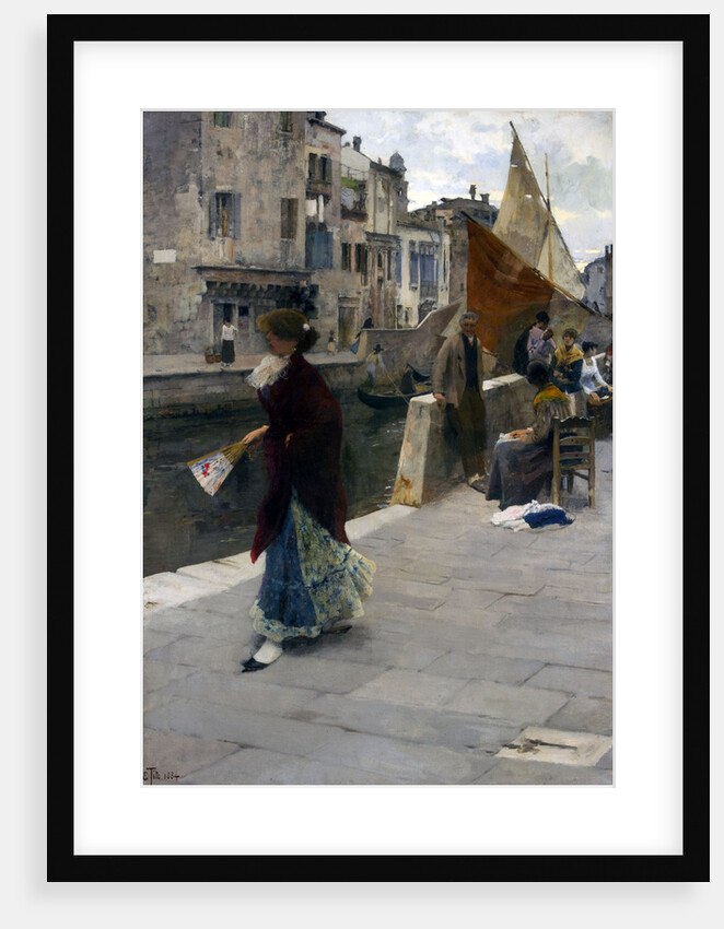 La fa la modella, 1884 by Anonymous