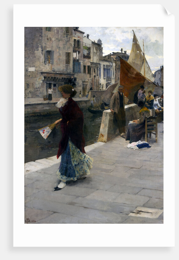 La fa la modella, 1884 by Anonymous