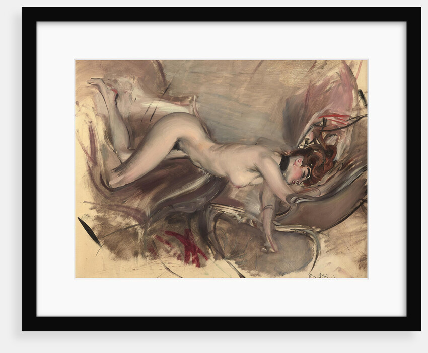 Naked woman, c. 1890 by Anonymous