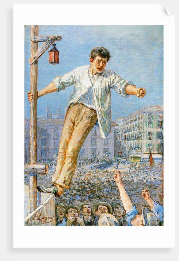 The Orator of the Strike, 1890-1891 by Anonymous