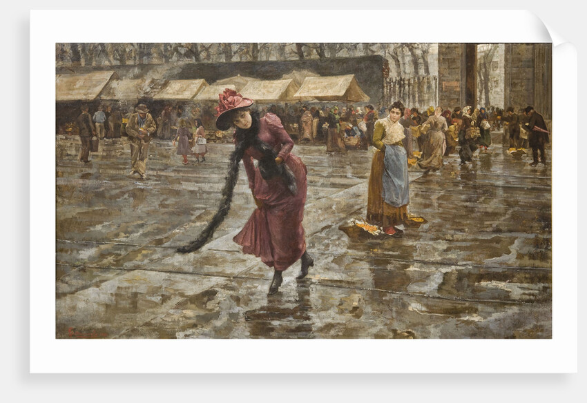 Behind the City Gate (Fuori di porta), 1891 by Anonymous