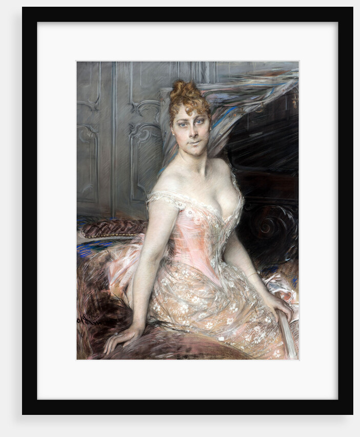 Portrait of the Baroness Malvina-Marie Vitta by Anonymous