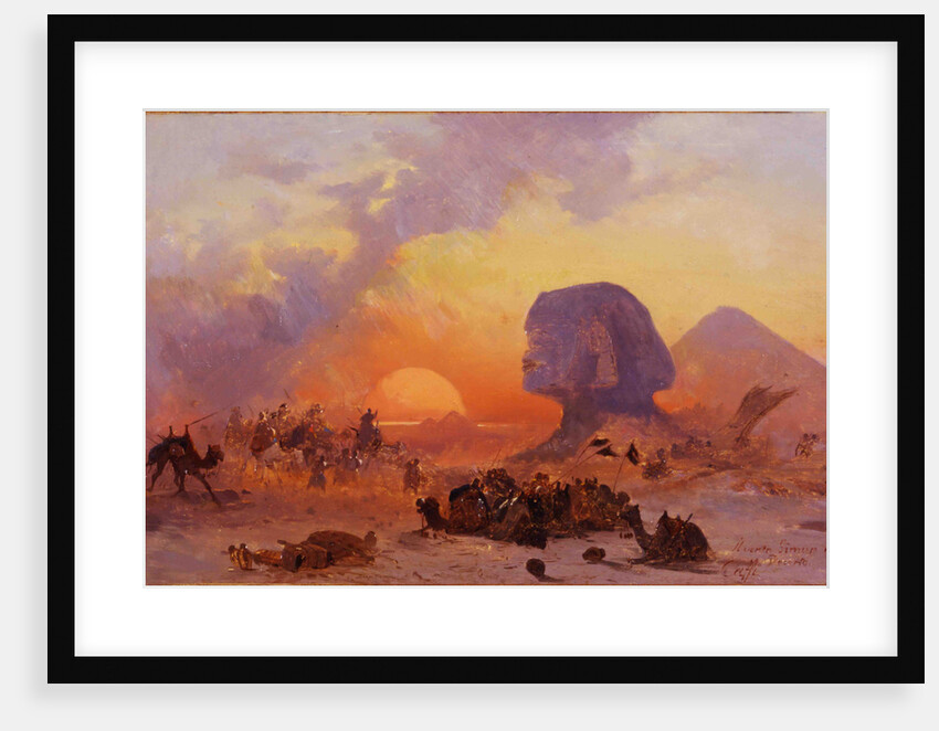 Simoom, a wind in the Desert of Egypt, ca 1844 by Anonymous