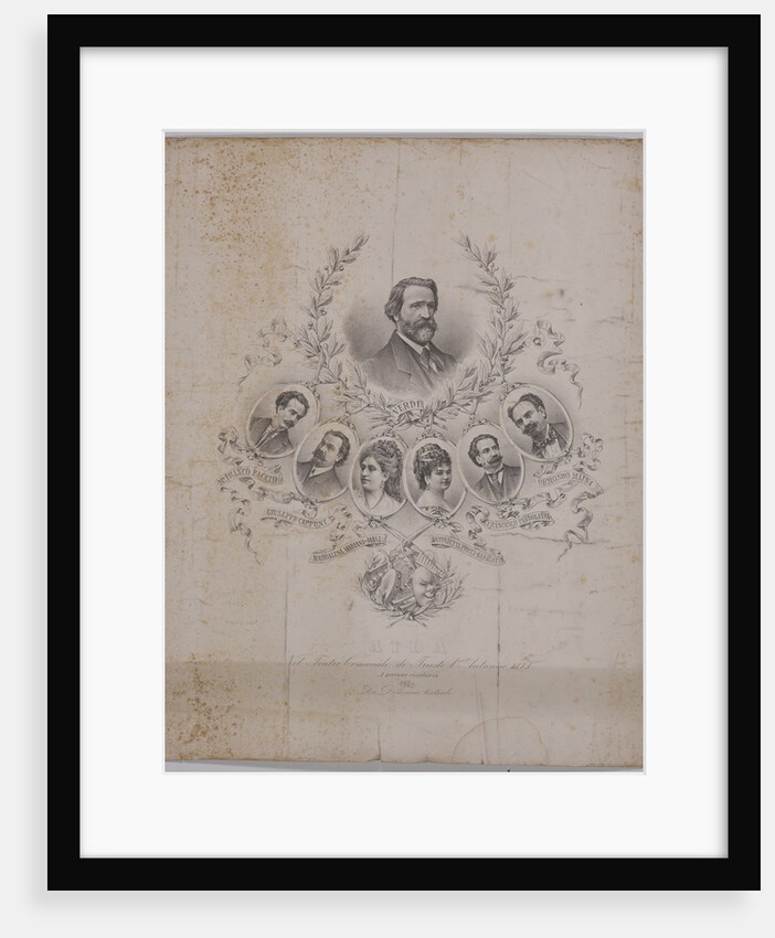 Giuseppe Verdi and Teatro di Trieste, 1873 by Anonymous