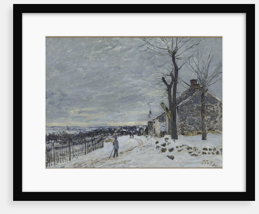 Snow at Veneux-Nadon, c. 1880 by Anonymous