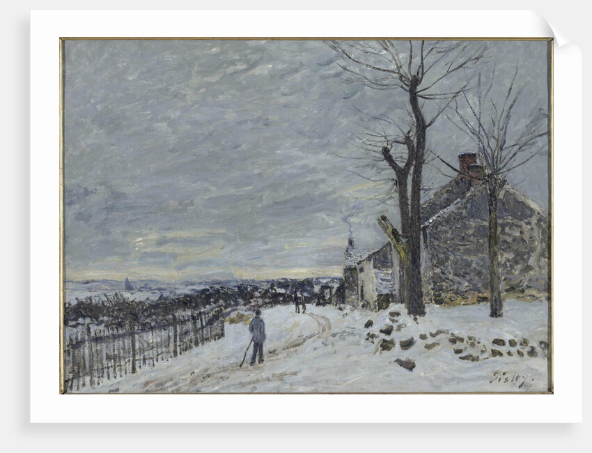 Snow at Veneux-Nadon, c. 1880 by Anonymous
