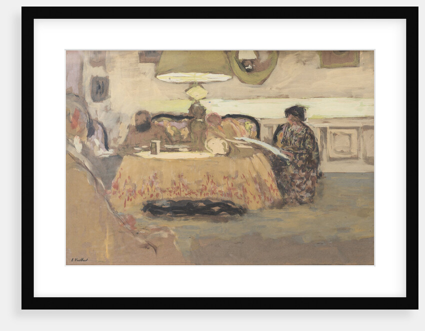 Lamp in an interior, 1909 by Anonymous
