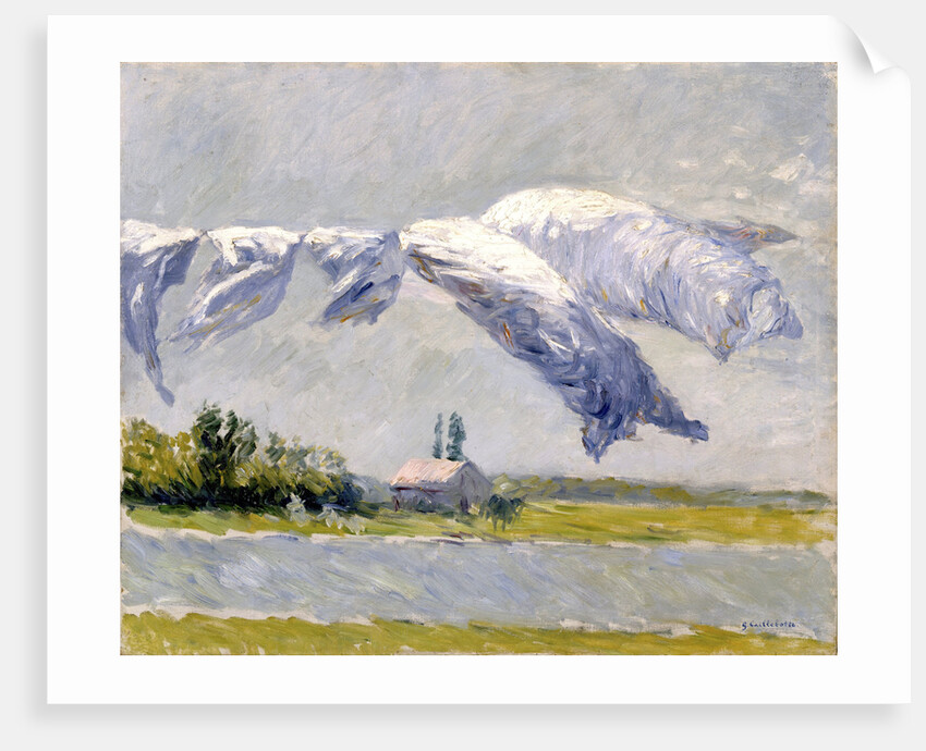 Laundry Drying, Petit Gennevilliers, 1888 by Anonymous
