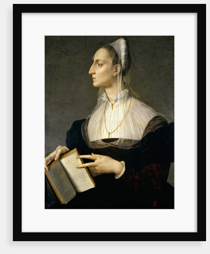 Portrait of the poet Laura Battiferri, ca 1555 by Anonymous