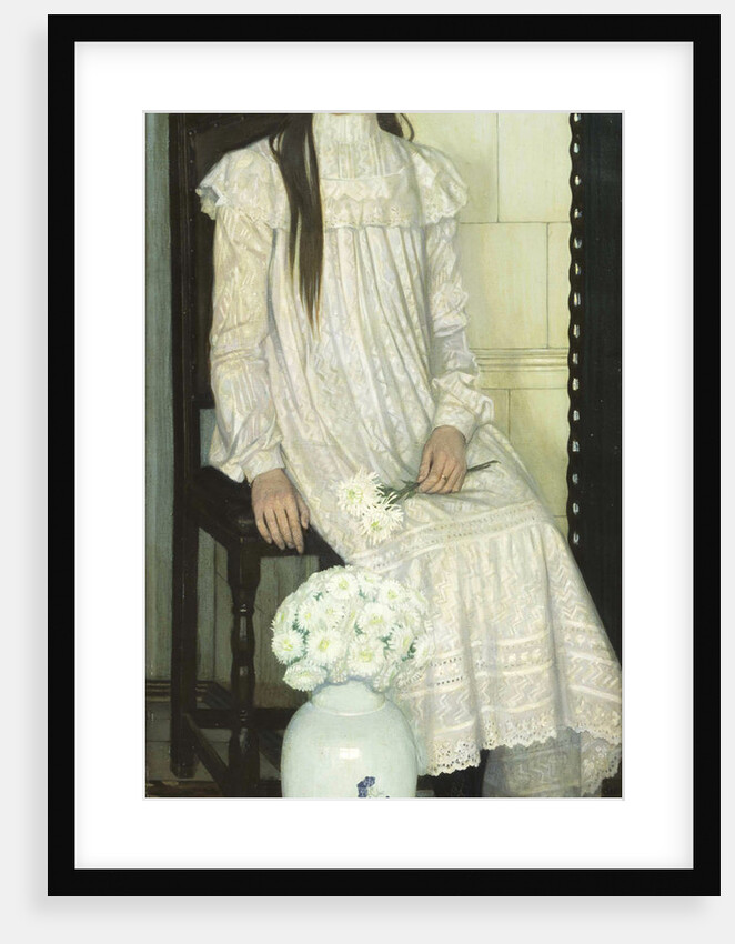 Girl with white asters, 1903 by Anonymous