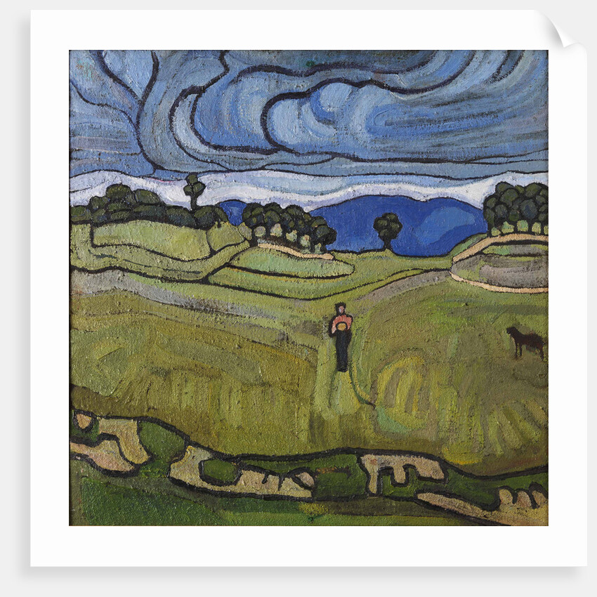 Paesaggio animato, 1915-1916 by Anonymous