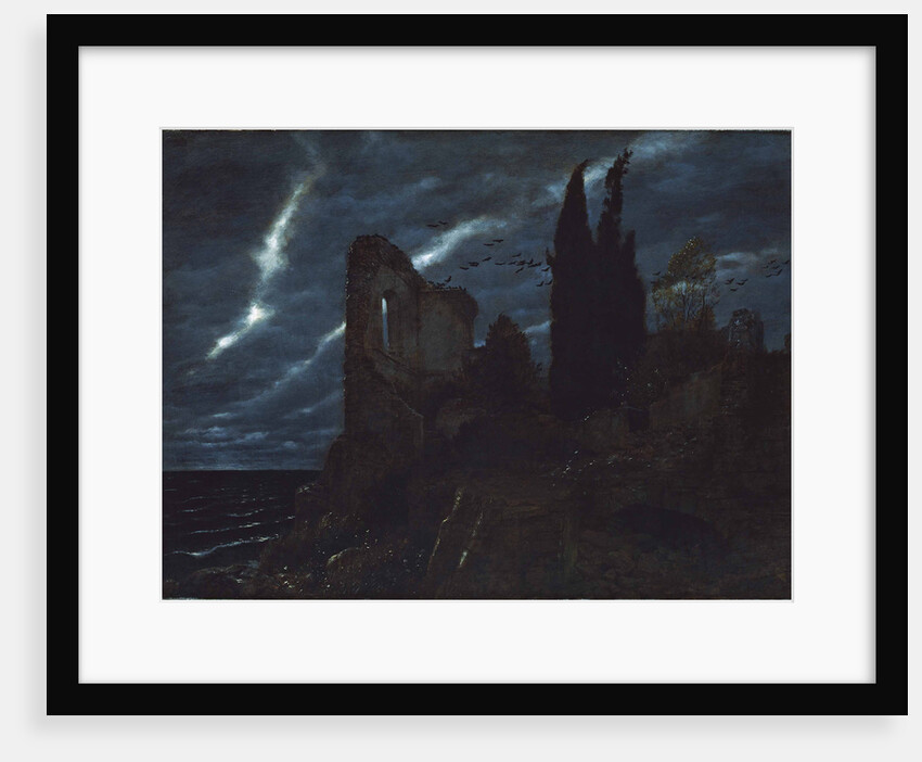 Ruin at the sea, 1880 by Anonymous
