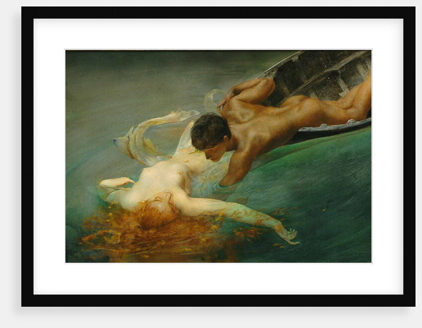 The Siren (La Sirena), ca 1893 by Anonymous
