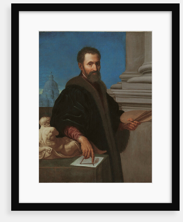 Portrait of Michelangelo Buonarroti, Early 17th cen by Anonymous