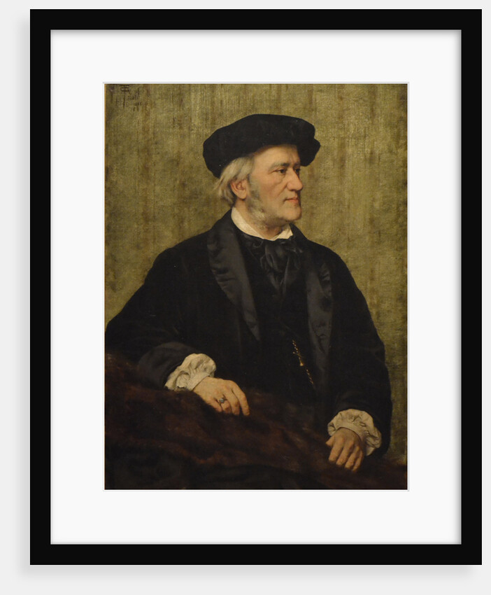 Portrait of the composer Richard Wagner, 1883 by Anonymous