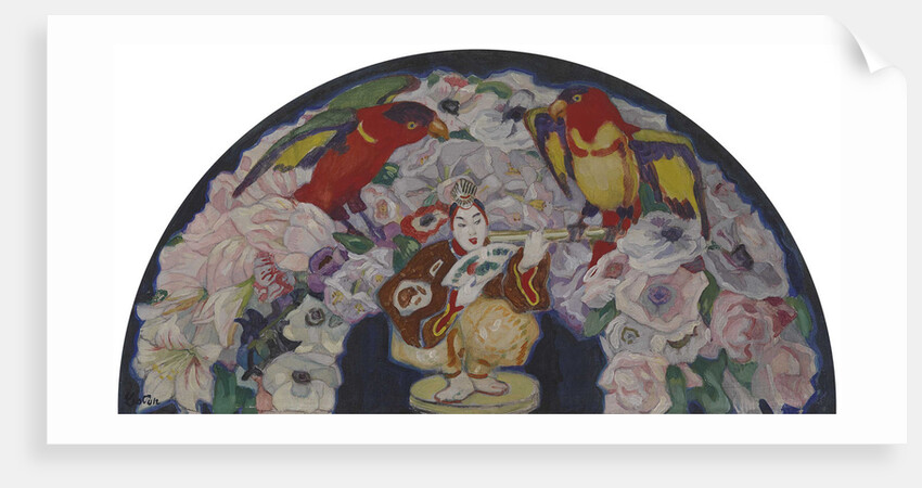 Supraporte with a Parrots, 1912 by Anonymous