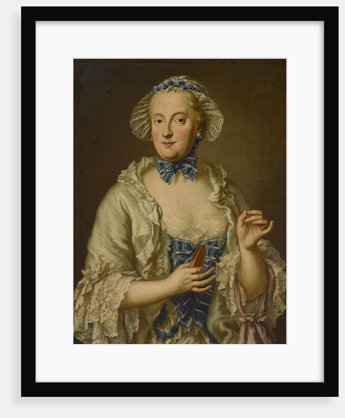 Maria Anna Sophia of Saxony, Electress of Bavaria with a reel by Anonymous