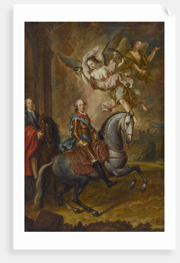 Maximilian III Joseph, Elector of Bavaria, on horseback by Anonymous