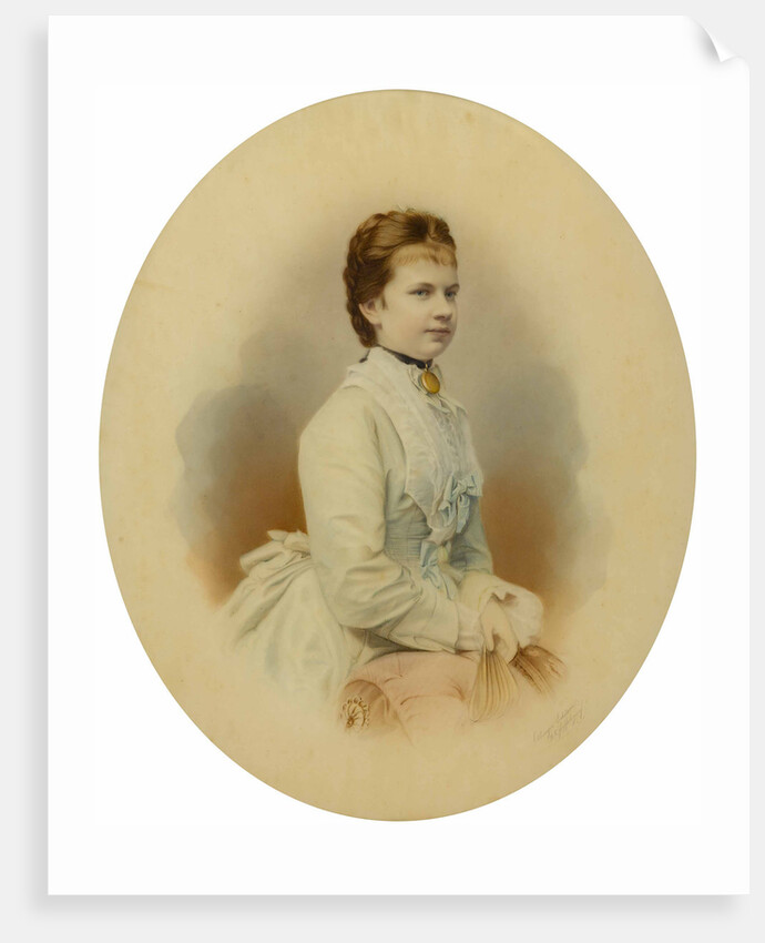 Archduchess Gisela of Austria, Princess of Bavaria, 1873 by Anonymous