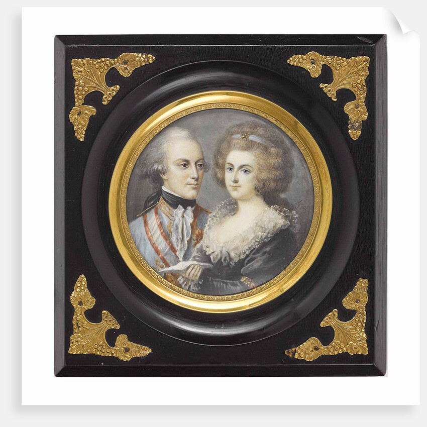 Prince Albert of Saxony, Duke of Teschen and Maria Christina, Duchess of Teschen (1742-1 by Anonymous