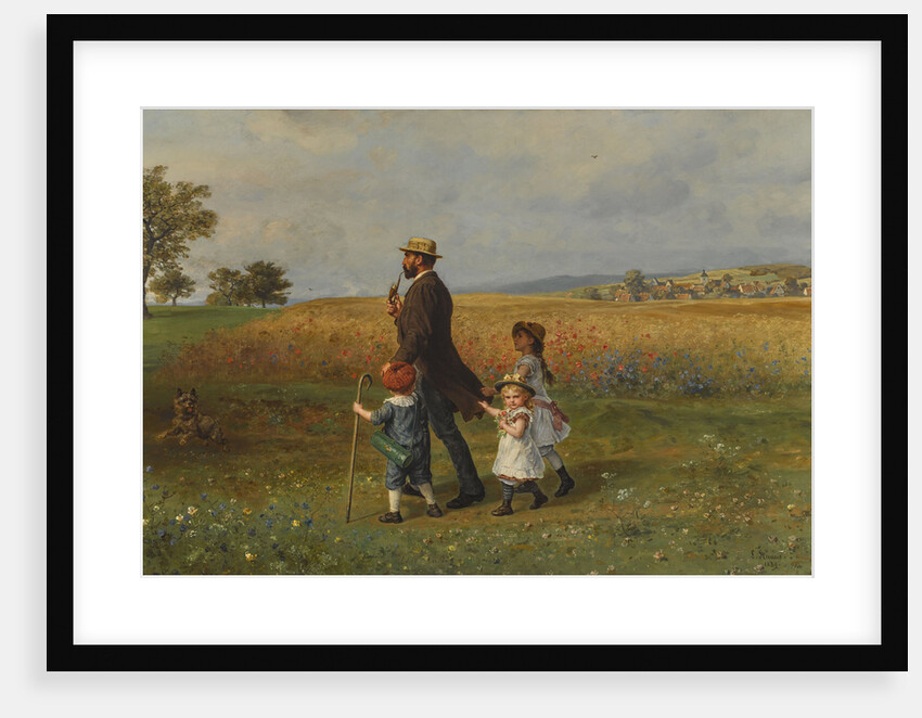 Sunday Promenade, 1889 by Anonymous
