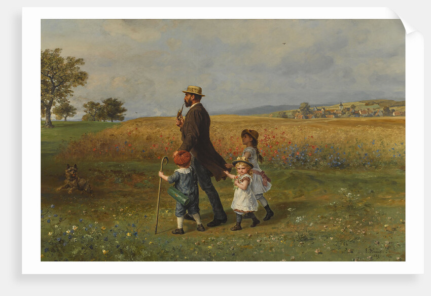 Sunday Promenade, 1889 by Anonymous