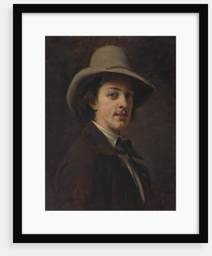 Portrait of the writer Paul Heyse, 1849 by Anonymous
