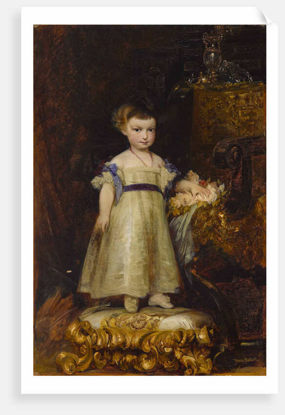 Archduchess Marie Valerie of Austria as Child, 1870 by Anonymous