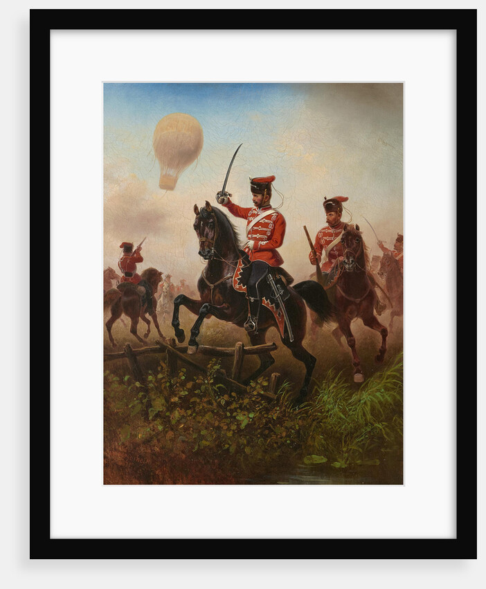 Prussian Cuirassiers and Hussars in the Franco-German War, 1871 by Anonymous