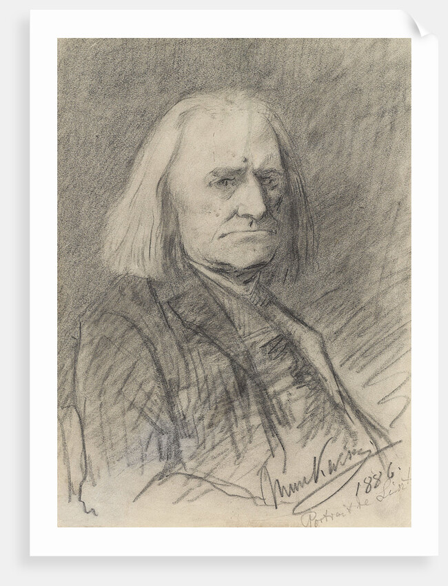 Portrait of Franz Liszt, 1886 by Anonymous
