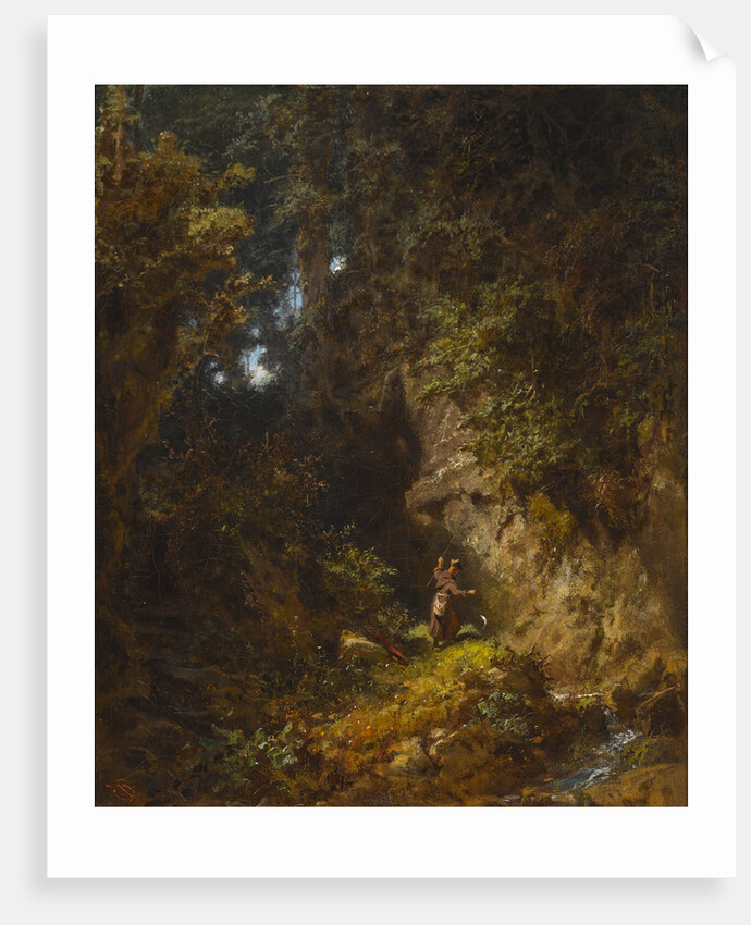 Monk Fishing by Anonymous