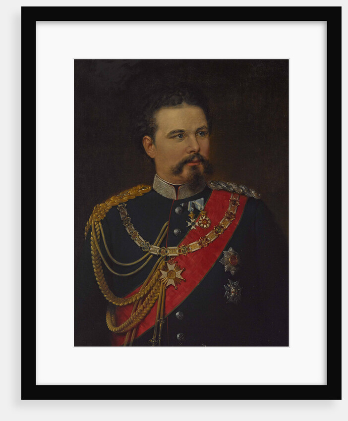 Portrait of Ludwig II of Bavaria, 1883 by Anonymous