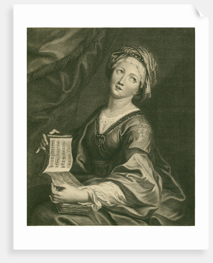 Singer, 1710 by Anonymous