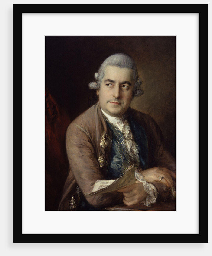 Portrait of Johann Christian Bach, 1776 by Anonymous