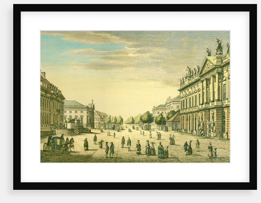 Unter den Linden, 1780, 1780 by Anonymous