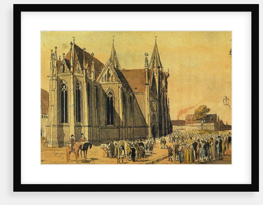 The Divi Blasii Church in Mühlhausen, First half of the 18th cent by Anonymous