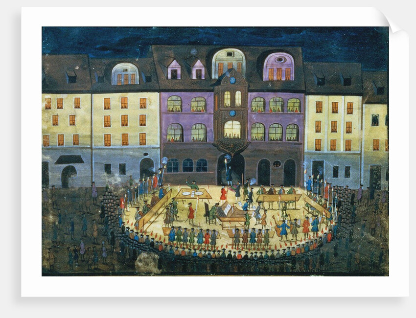 Festive evening music at the Collegium Musicum in Jena, c. 1740 by Anonymous