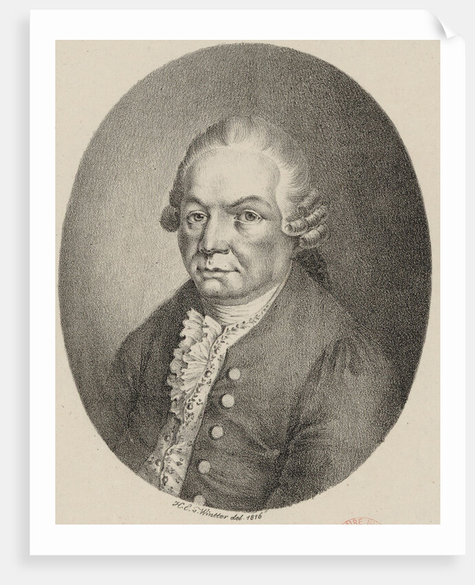 Portrait of Carl Philipp Emanuel Bach, 1816 by Anonymous