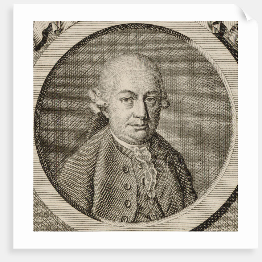 Portrait of Carl Philipp Emanuel Bach, 18th century by Anonymous