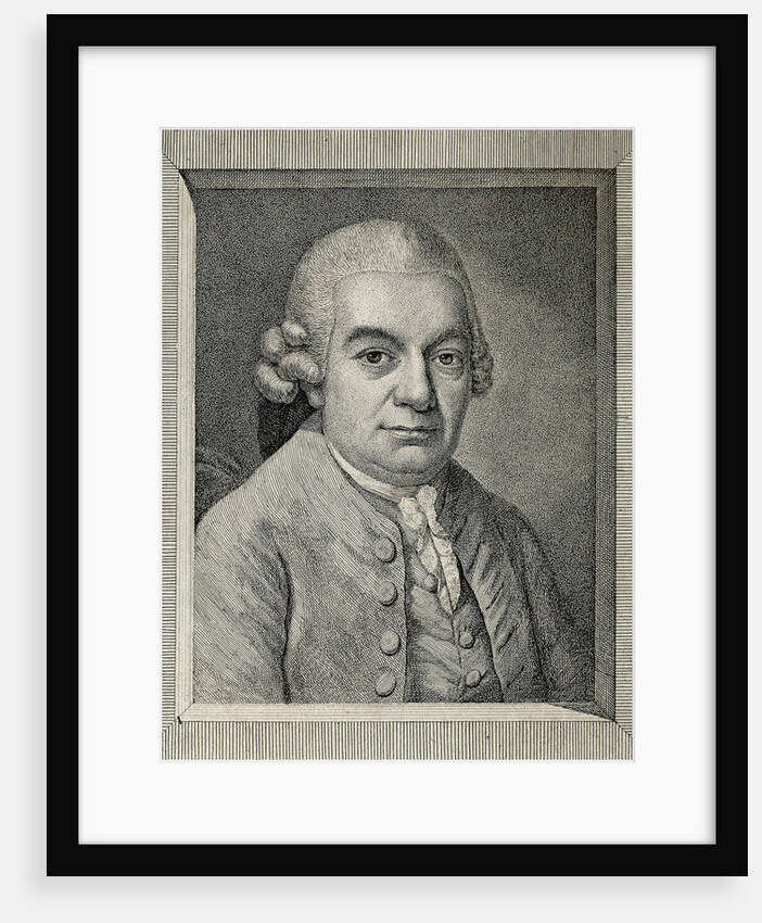 Portrait of Carl Philipp Emanuel Bach, 18th century by Anonymous