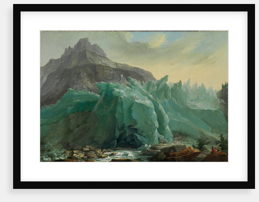 Lower Grindelwald Glacier, with the Lütschine River and Mettenberg, 1774 by Anonymous