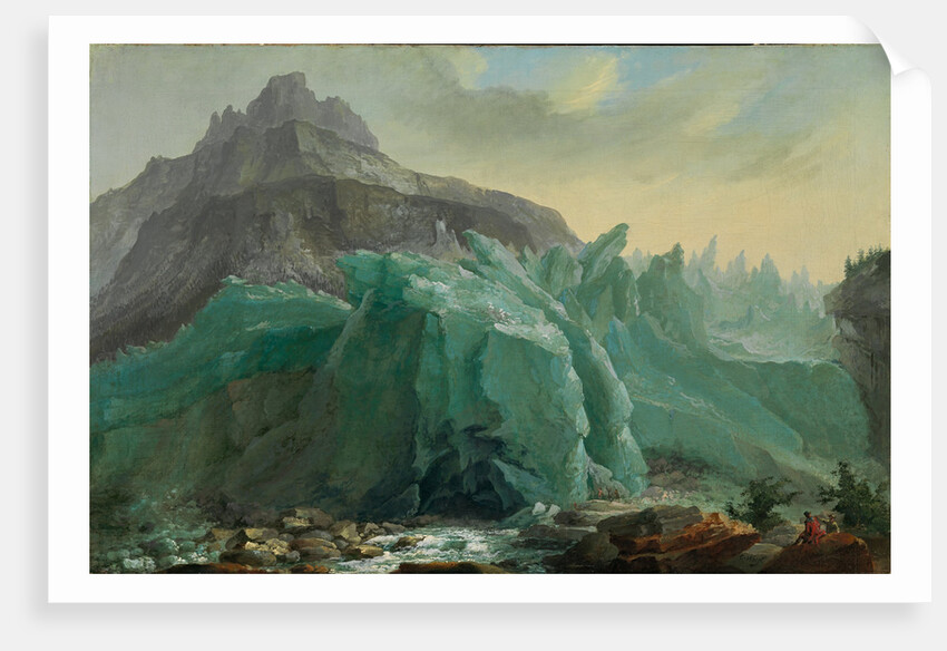Lower Grindelwald Glacier, with the Lütschine River and Mettenberg, 1774 by Anonymous