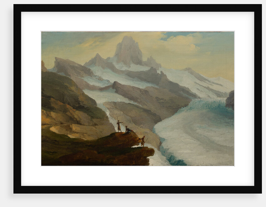 View of the Bänisegg over the Lower Grindelwald Glacier, 1778 by Anonymous