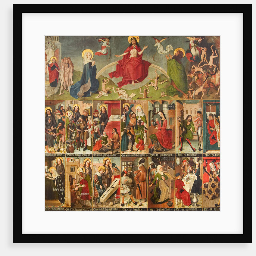 Last Judgment, the Seven Works of Mercy, and the Seven Deadly Sins, c. 1490-1499 by Anonymous