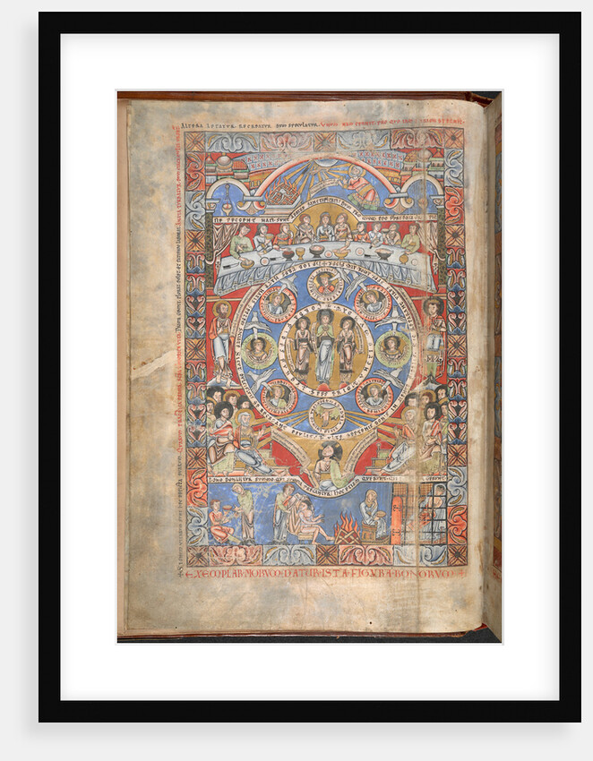 The Floreffe Bible.  Book of Job, c. 1170 by Anonymous