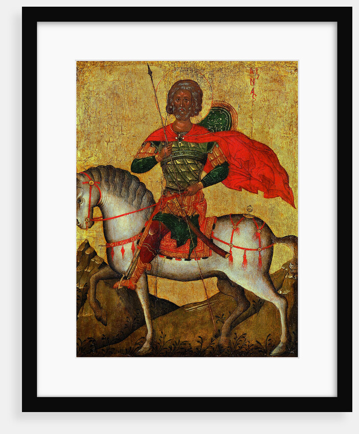 Saint Menas on horseback, Mid of the 15th cen by Anonymous