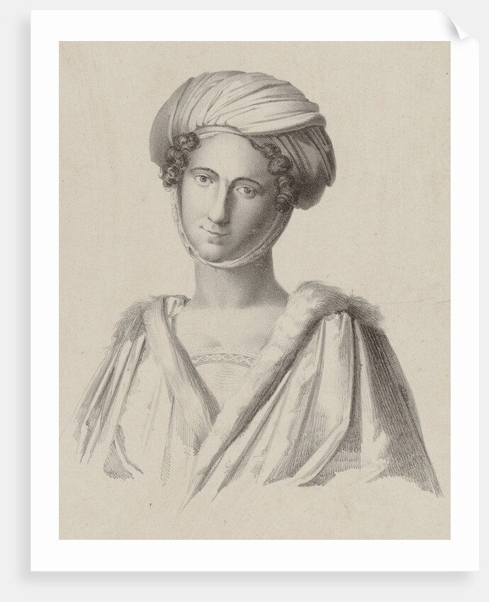 Portrait of the mezzo-soprano Isabella Colbran, 1824 by Anonymous