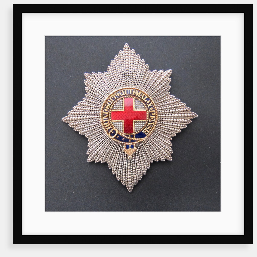 Order of the Garter Star, ca 1810-1815 by Anonymous