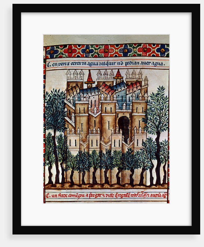 Illustration from the codex of the Cantigas de Santa Maria, c. 1280 by Anonymous